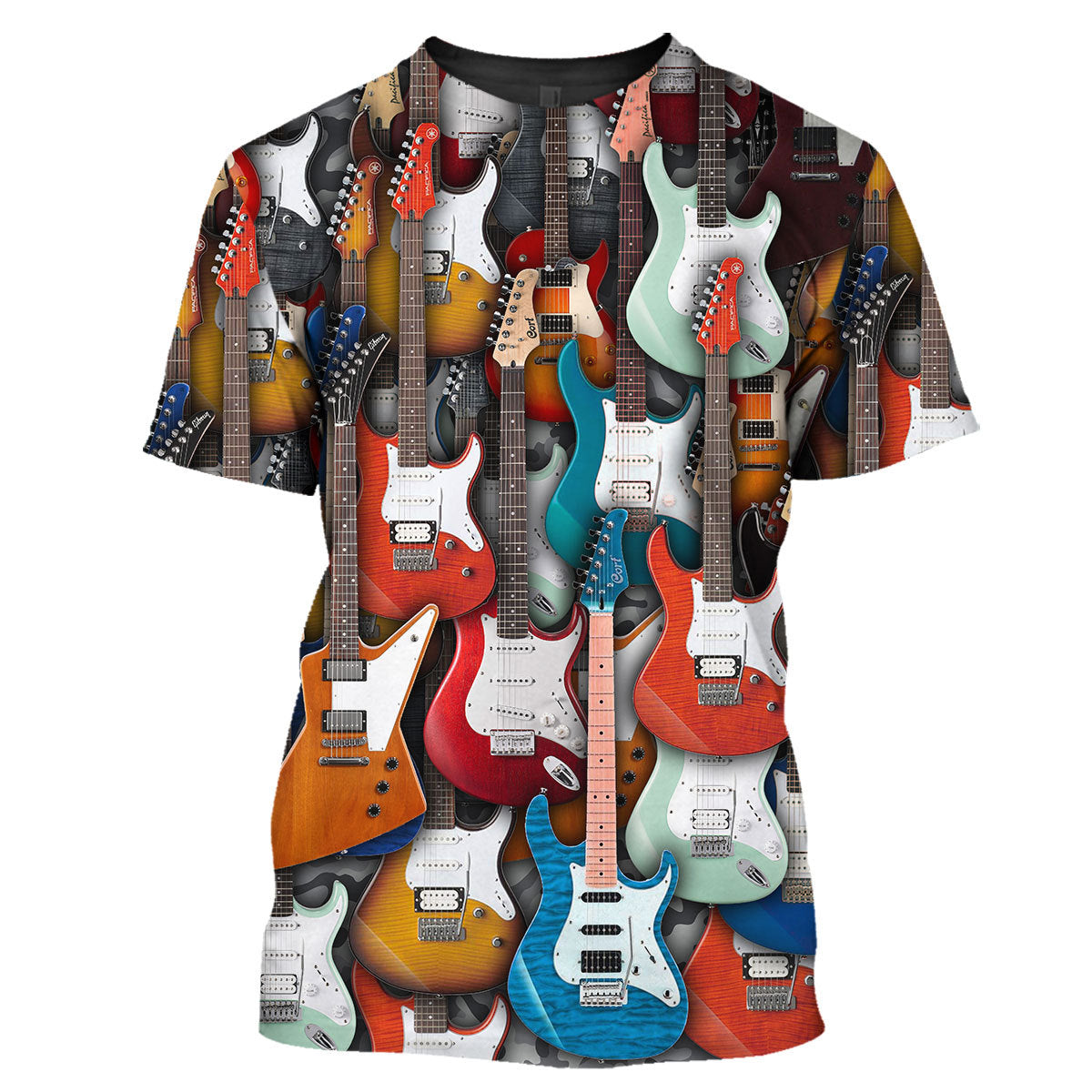 Klothek Electric Guitar - 3D All Over Printed Shirt | Price in USA, Best Quality