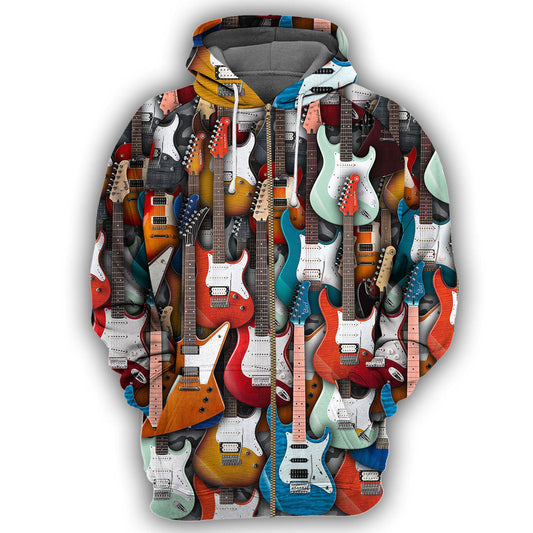 Klothek Electric Guitar - 3D All Over Printed Shirt | Price in USA, Best Quality