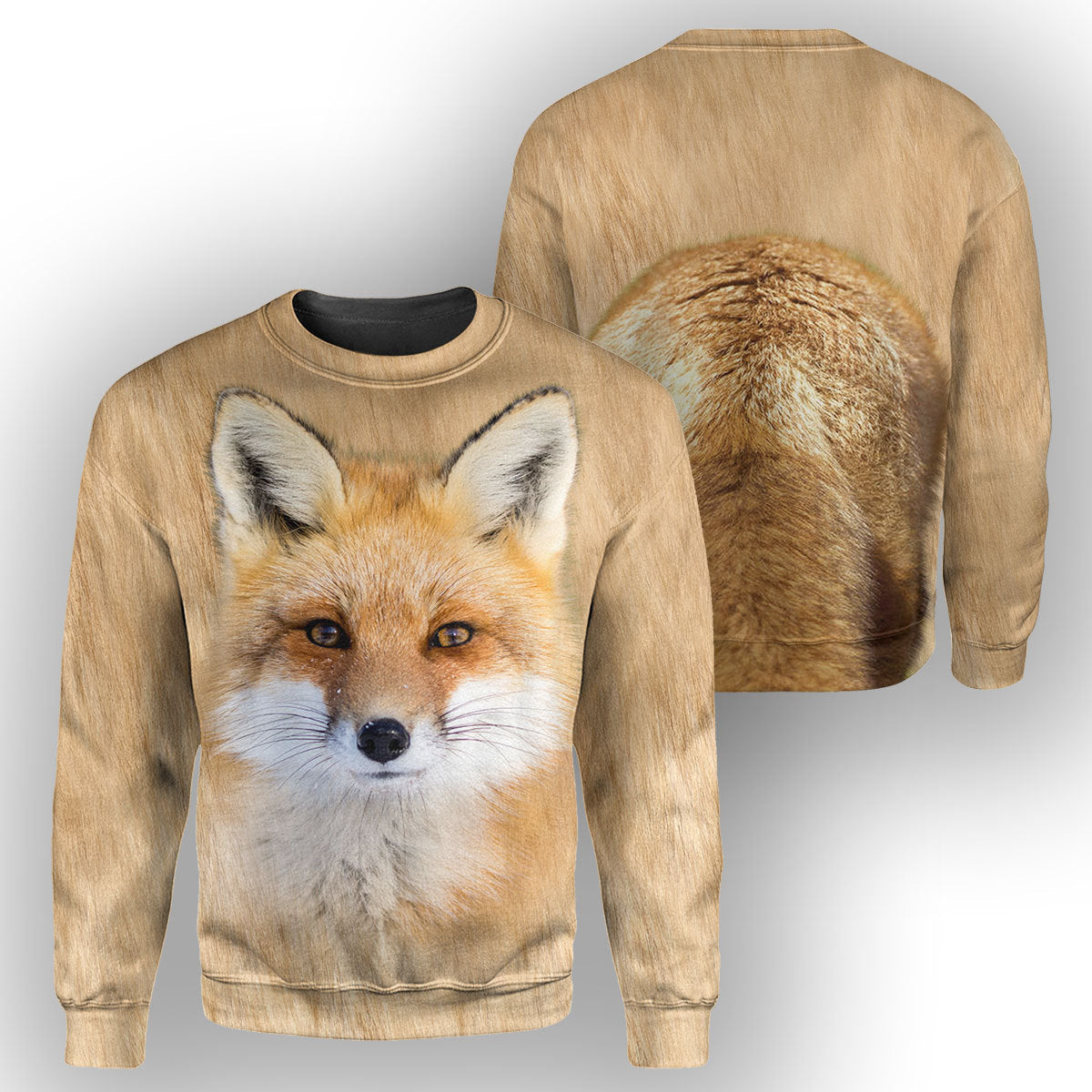 Klothek Fox - 3D All Over Printed Shirt | Price in USA, Best Quality