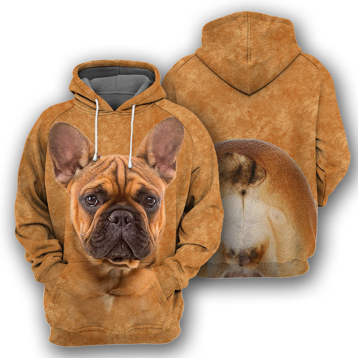 Klothek French Bulldog - 3D All Over Printed Shirt | Price in USA, Best Quality