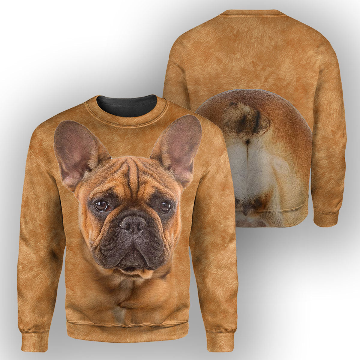 Klothek French Bulldog - 3D All Over Printed Shirt | Price in USA, Best Quality