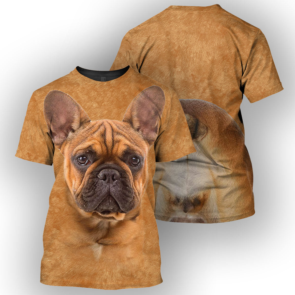 Klothek French Bulldog - 3D All Over Printed Shirt | Price in USA, Best Quality