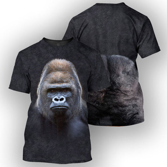 Klothek Gorilla - 3D All Over Printed Shirt | Price in USA, Best Quality