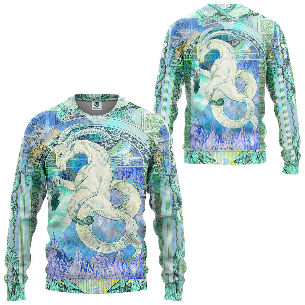 Klothek 3D The Bright Side Of Capricorn Custom Tshirt Hoodie Appare | Price in USA, Best Quality