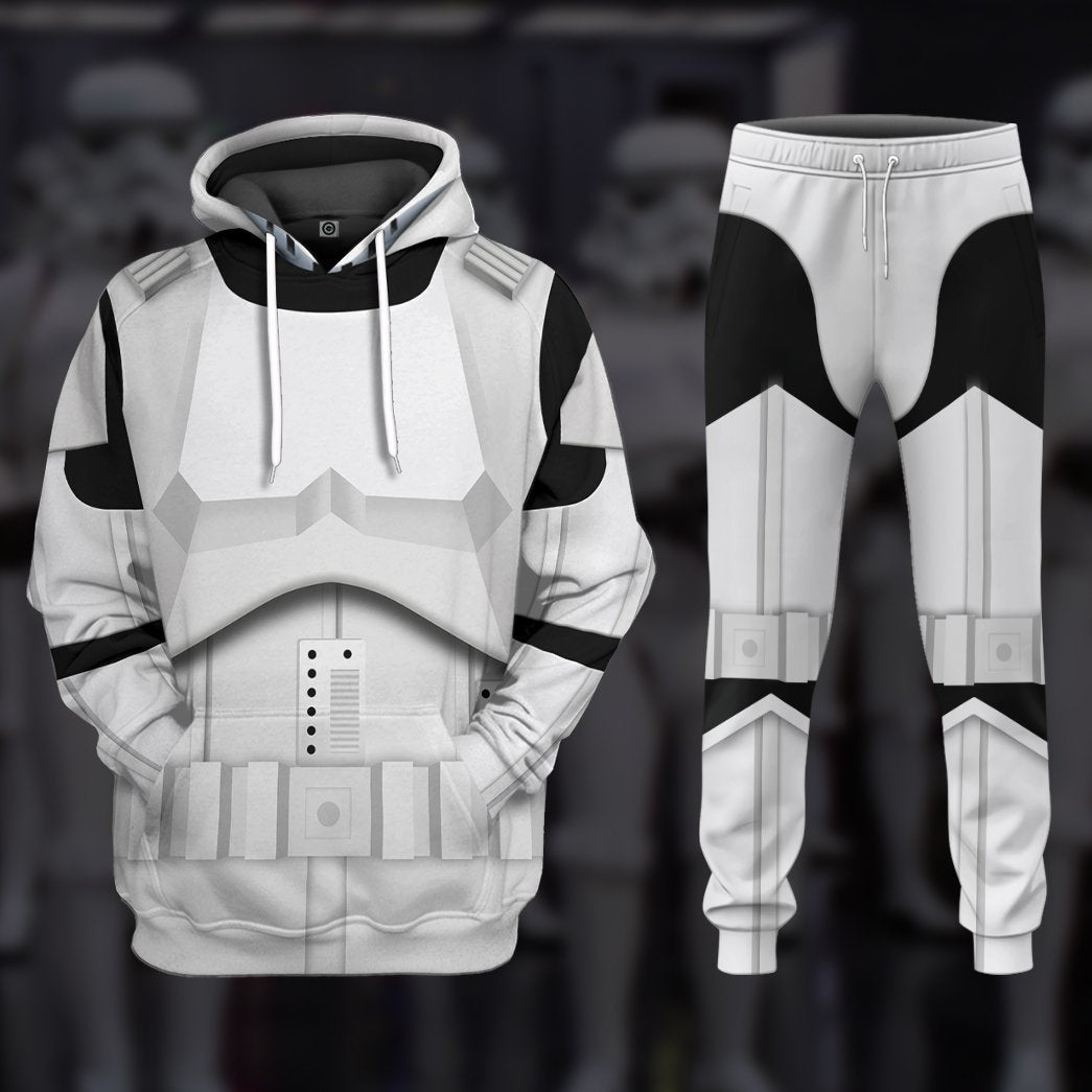 Klothek 3D Star Wars Stormtrooper Custom Tshirt Hoodie Apparel | Price in USA, Best Quality