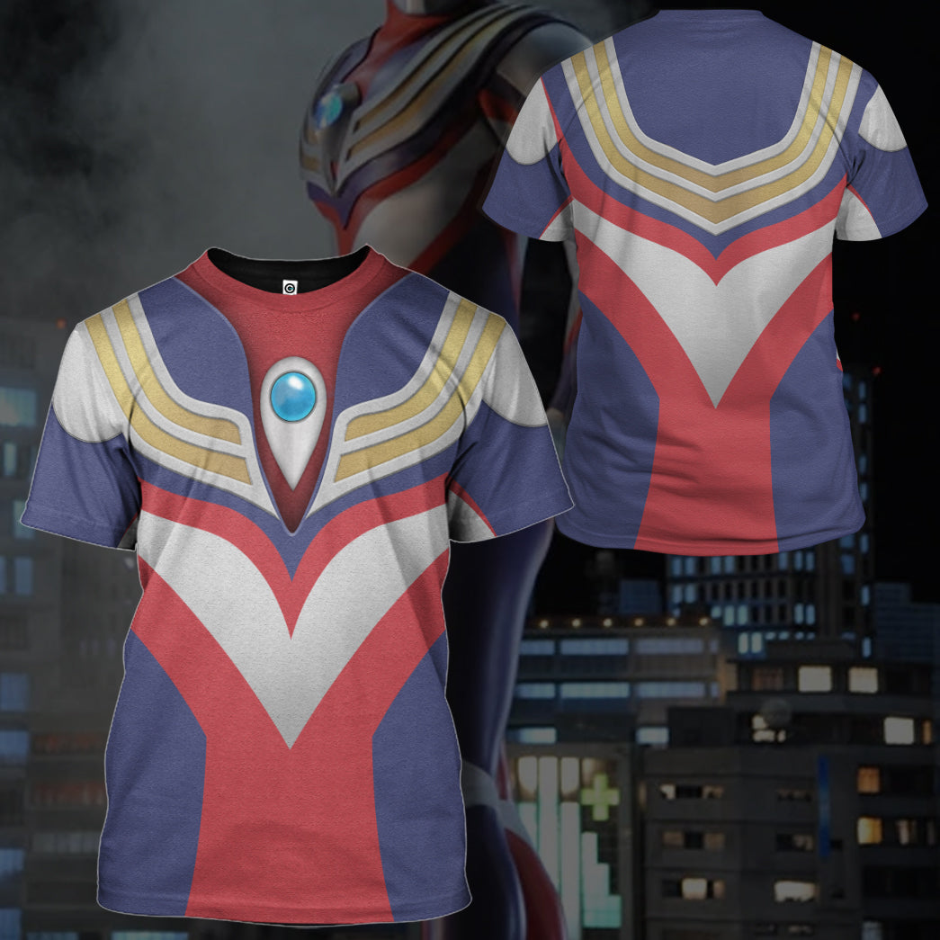 Klothek 3D Ultraman Tiga Custom Hoodie Tshirt Apparel | Price in USA, Best Quality