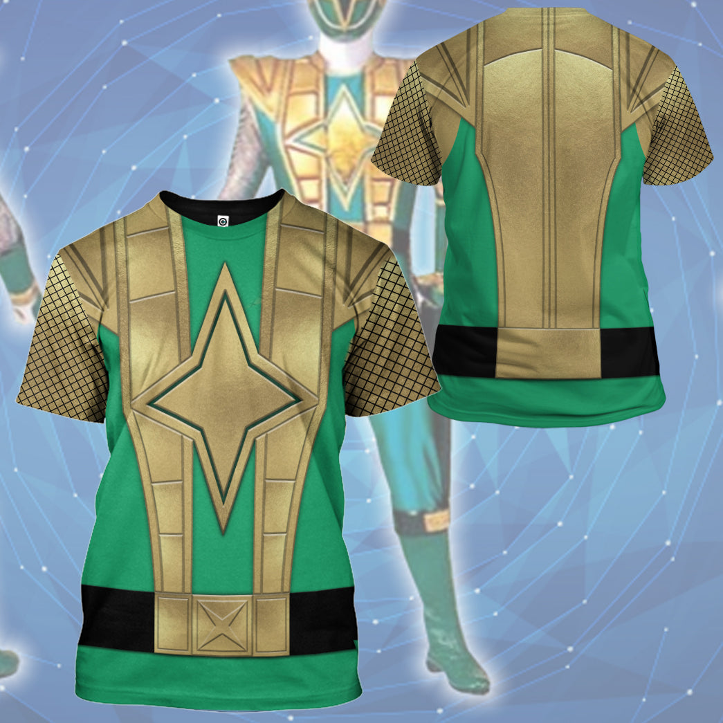 Klothek 3D Green Samurai Rangers Ninja Storm Custom Tshirt Hoodie A | Price in USA, Best Quality