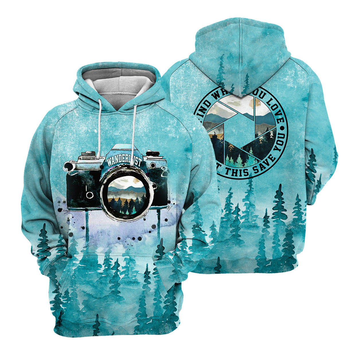 Klothek Wanderlust Photography - 3D All Over Printed Shirt | Price in USA, Best Quality