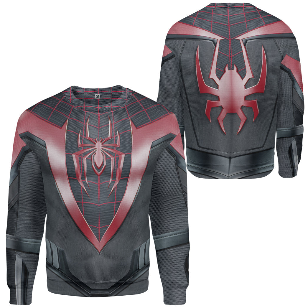 Klothek 3D Spiderman Miles Morales Custom Tshirt Hoodie Apparel | Price in USA, Best Quality