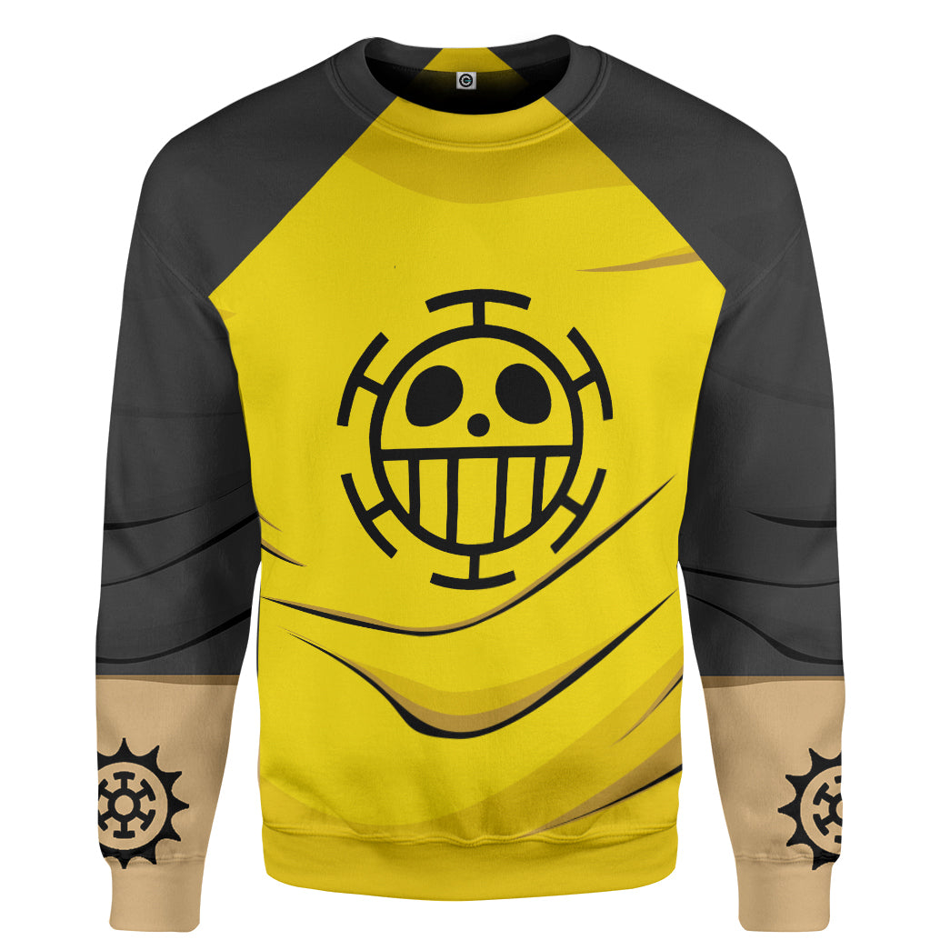 Klothek 3D One Piece Trafalgar DW ater Law Custom Hoodie Tshirt App | Price in USA, Best Quality