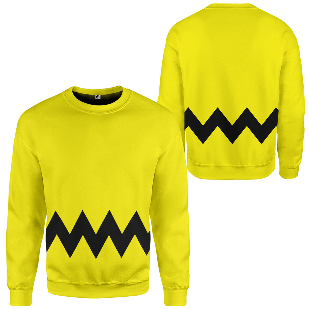 Klothek 3D PEANUTS Charlie Brown Custom Hoodie Tshirt Apparel | Price in USA, Best Quality