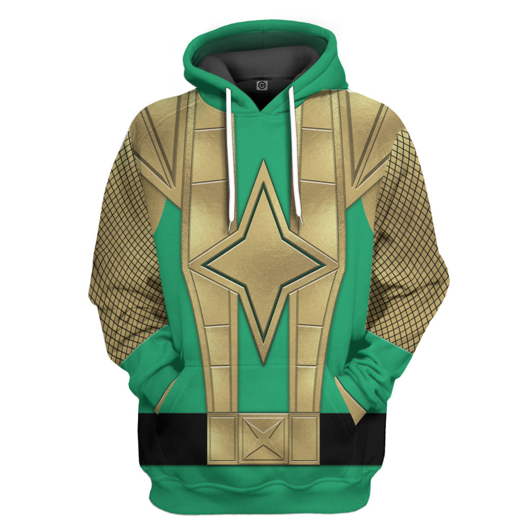 Klothek 3D Green Samurai Rangers Ninja Storm Custom Tshirt Hoodie A | Price in USA, Best Quality