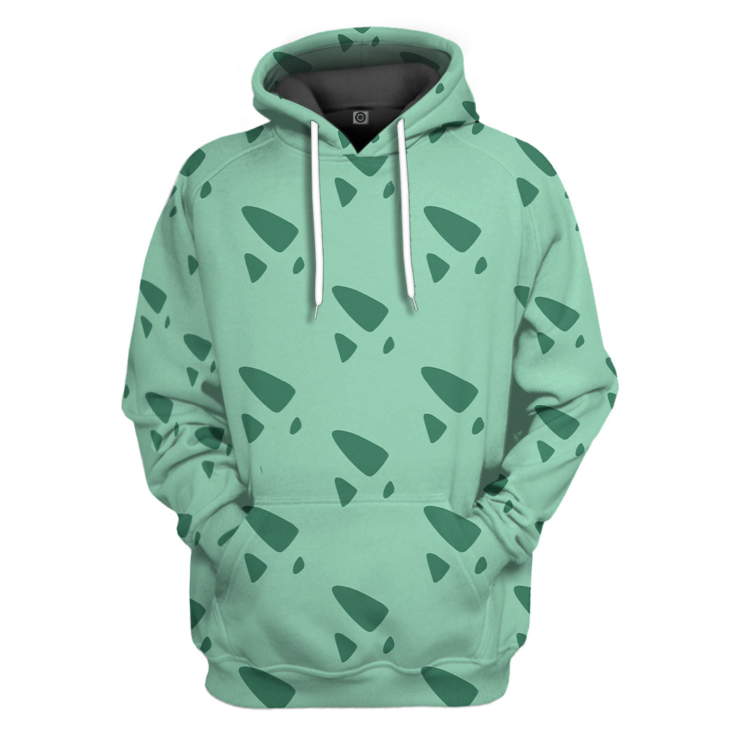 Klothek 3D Bulbasaur Custom Tshirt Hoodie Apparel | Price in USA, Best Quality