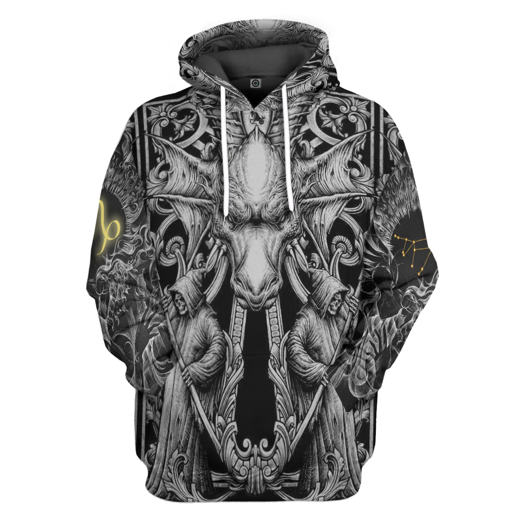 Klothek 3D The Dark Side of Capricorn Custom Tshirt Hoodie Apparel | Price in USA, Best Quality