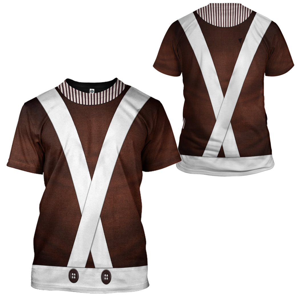 Klothek 3D Willy Wonka Oompa Loompa Custom Tshirt Hoodie Apparel | Price in USA, Best Quality