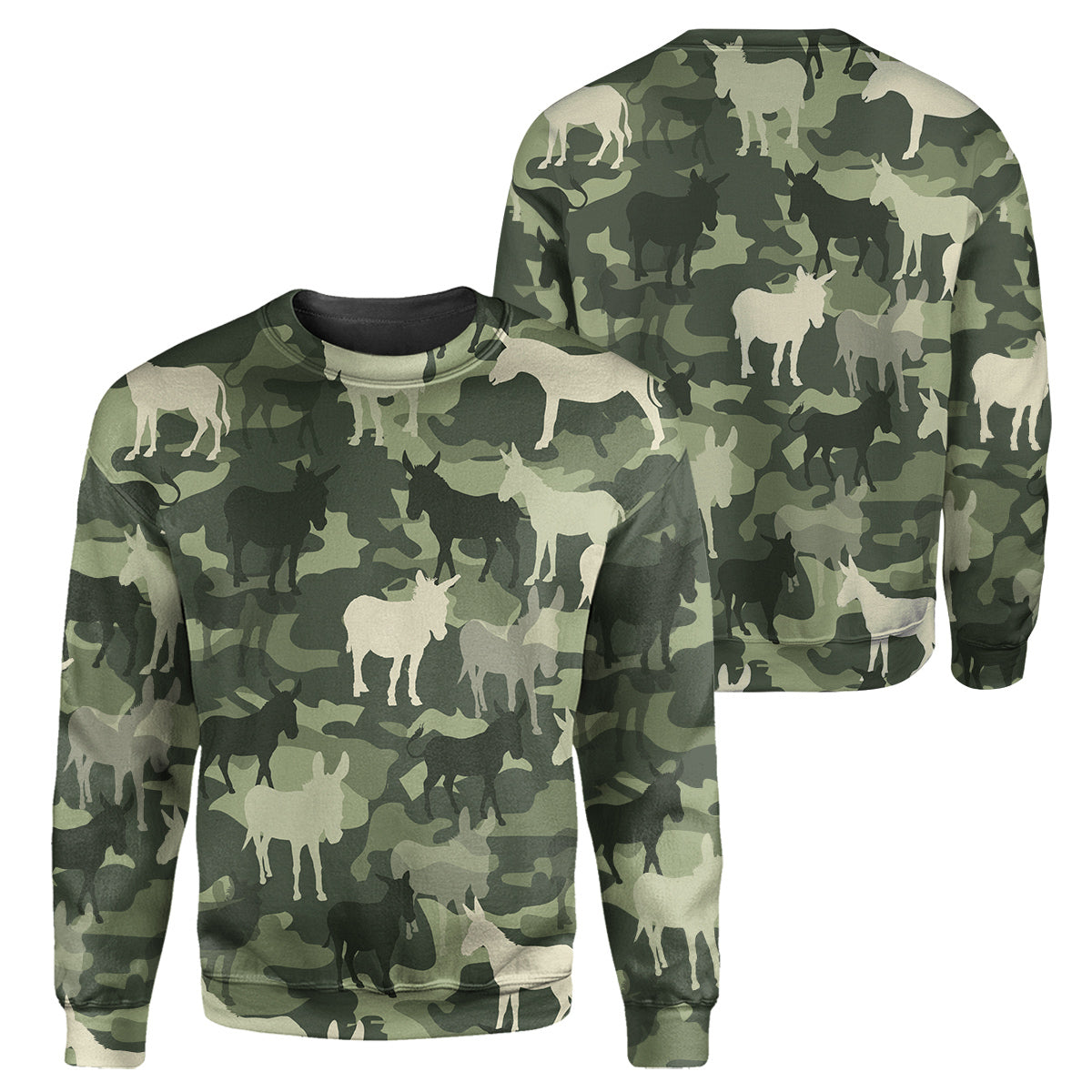 Klothek Camo Donkey - 3D All Over Printed Shirt | Price in USA, Best Quality