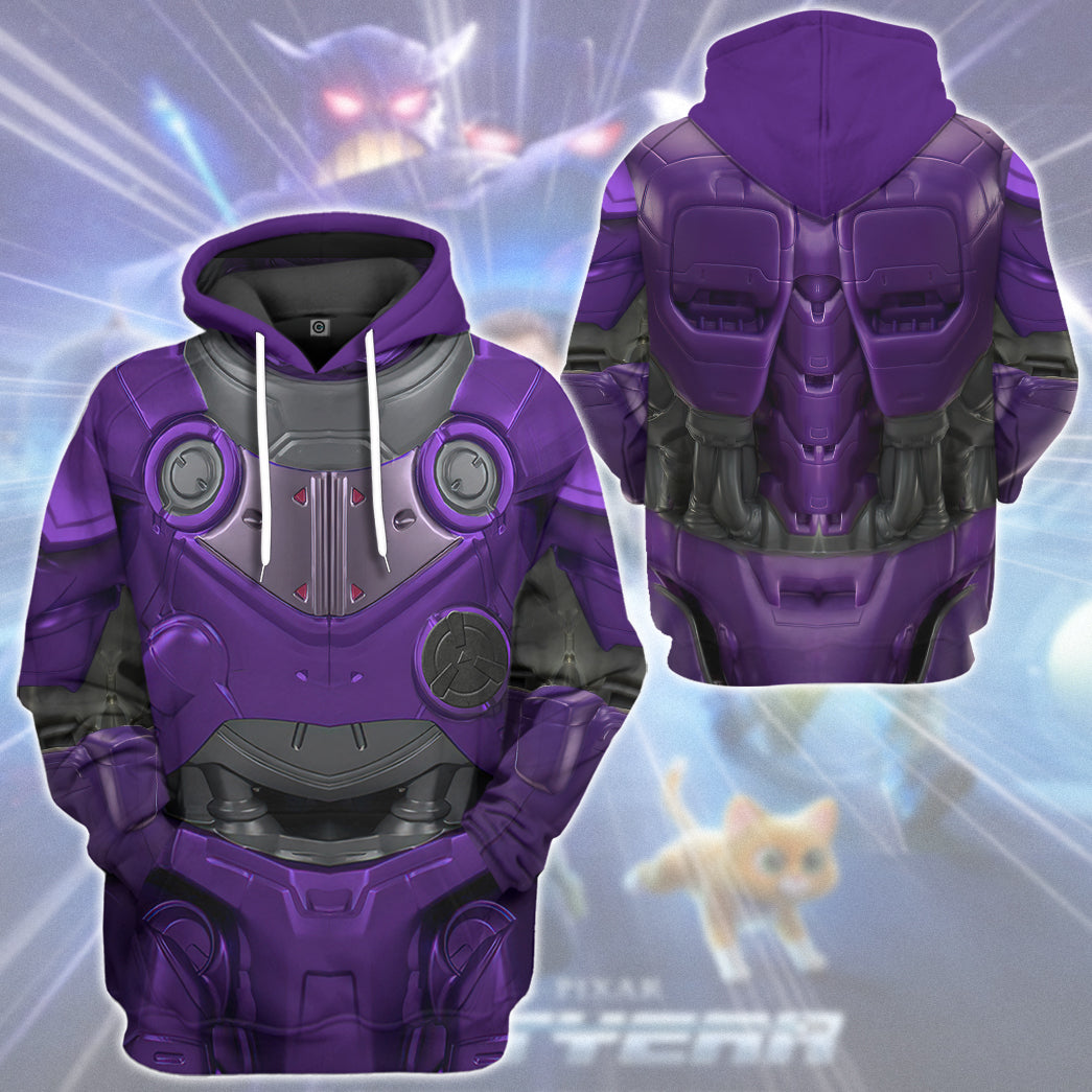 Klothek 3D Lightyear Zurg Custom Hoodie Tshirt Apparel | Price in USA, Best Quality