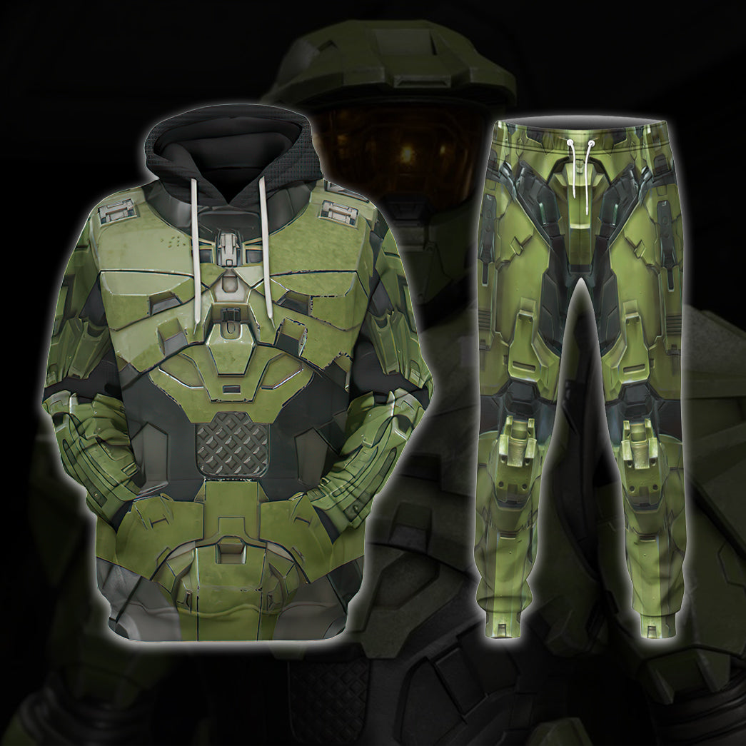 Klothek 3D Halo Infinite Masterchief Cosplay Custom Tshirt Hoodie A | Price in USA, Best Quality