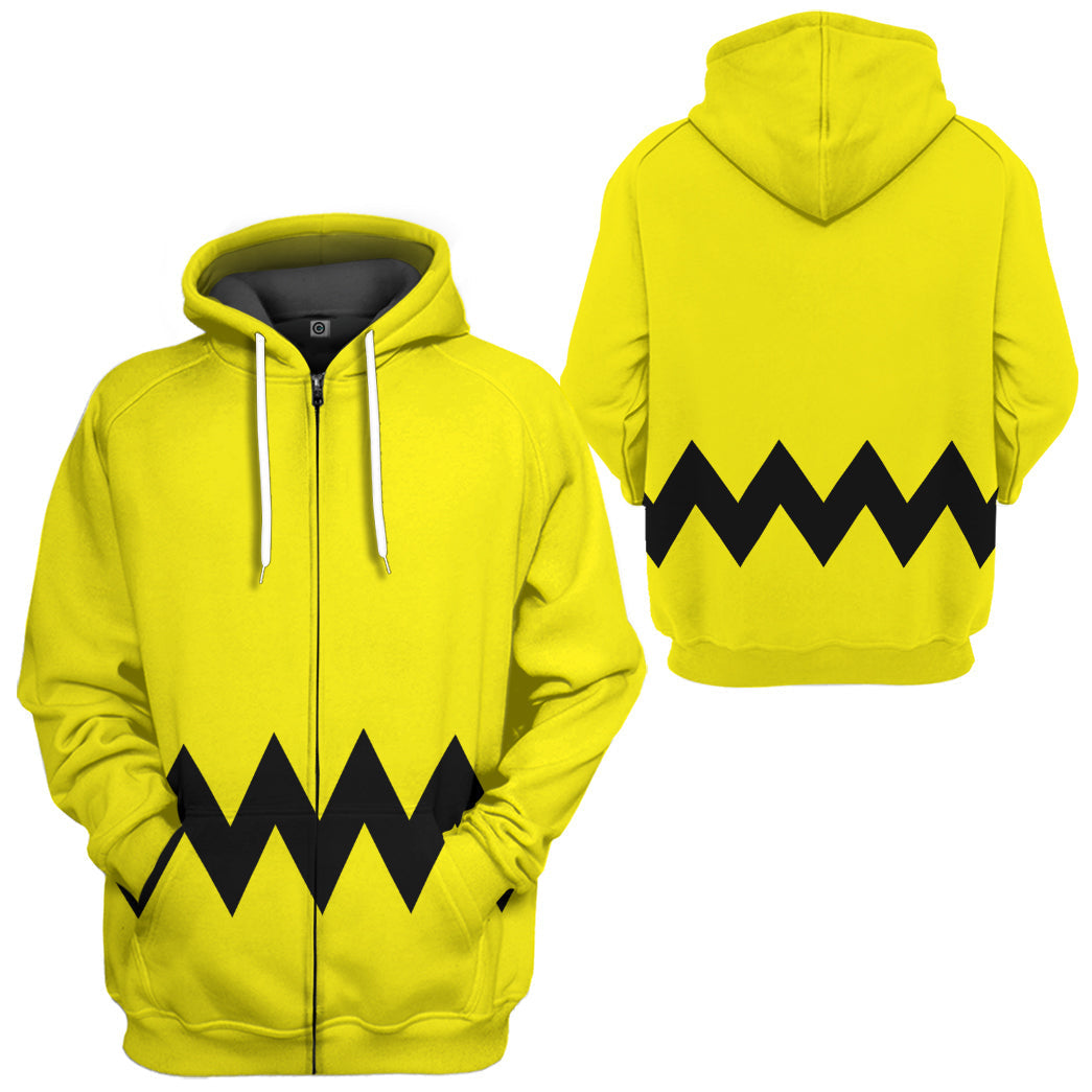 Klothek 3D PEANUTS Charlie Brown Custom Hoodie Tshirt Apparel | Price in USA, Best Quality