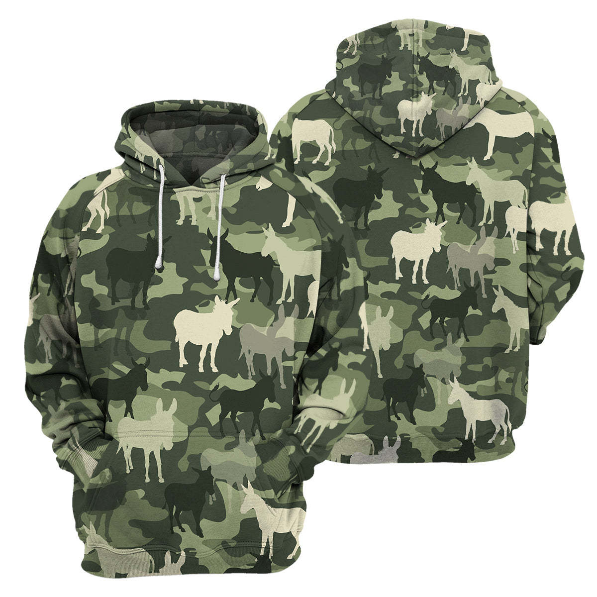 Klothek Camo Donkey - 3D All Over Printed Shirt | Price in USA, Best Quality