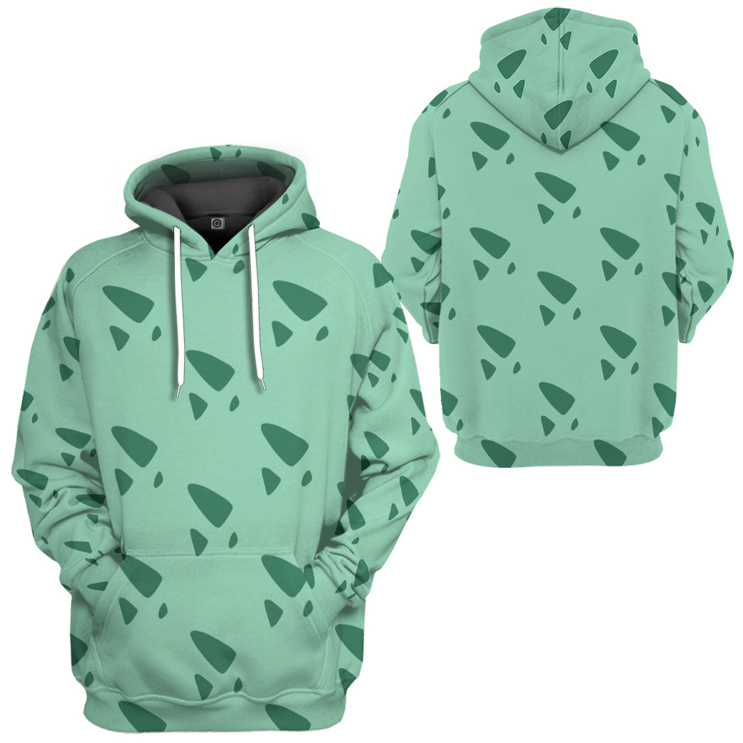 Klothek 3D Bulbasaur Custom Tshirt Hoodie Apparel | Price in USA, Best Quality