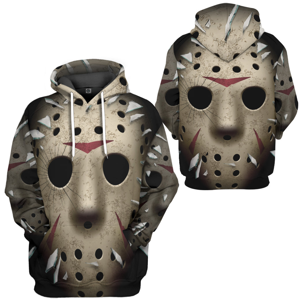 Klothek 3D Friday The 13th Jason Voorhees Custom Tshirt Hoodie Appa | Price in USA, Best Quality