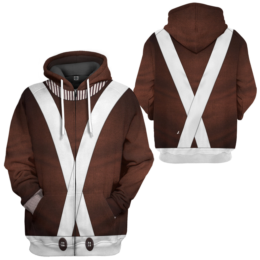 Klothek 3D Willy Wonka Oompa Loompa Custom Tshirt Hoodie Apparel | Price in USA, Best Quality