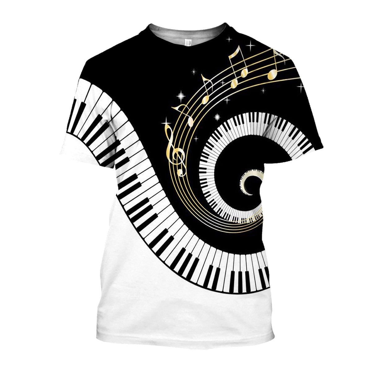 Klothek Piano - 3D All Over Printed Shirt | Price in USA, Best Quality