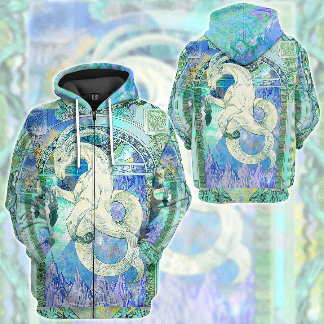 Klothek 3D The Bright Side Of Capricorn Custom Tshirt Hoodie Appare | Price in USA, Best Quality