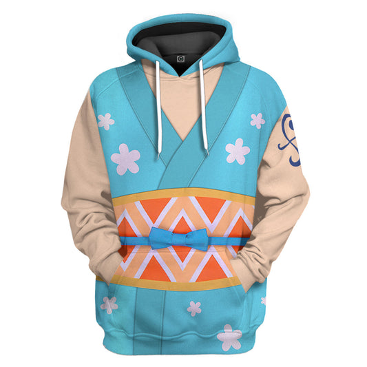 Klothek 3D One Piece Nami The Wano Country Arc Custom Hoodie Tshirt | Price in USA, Best Quality