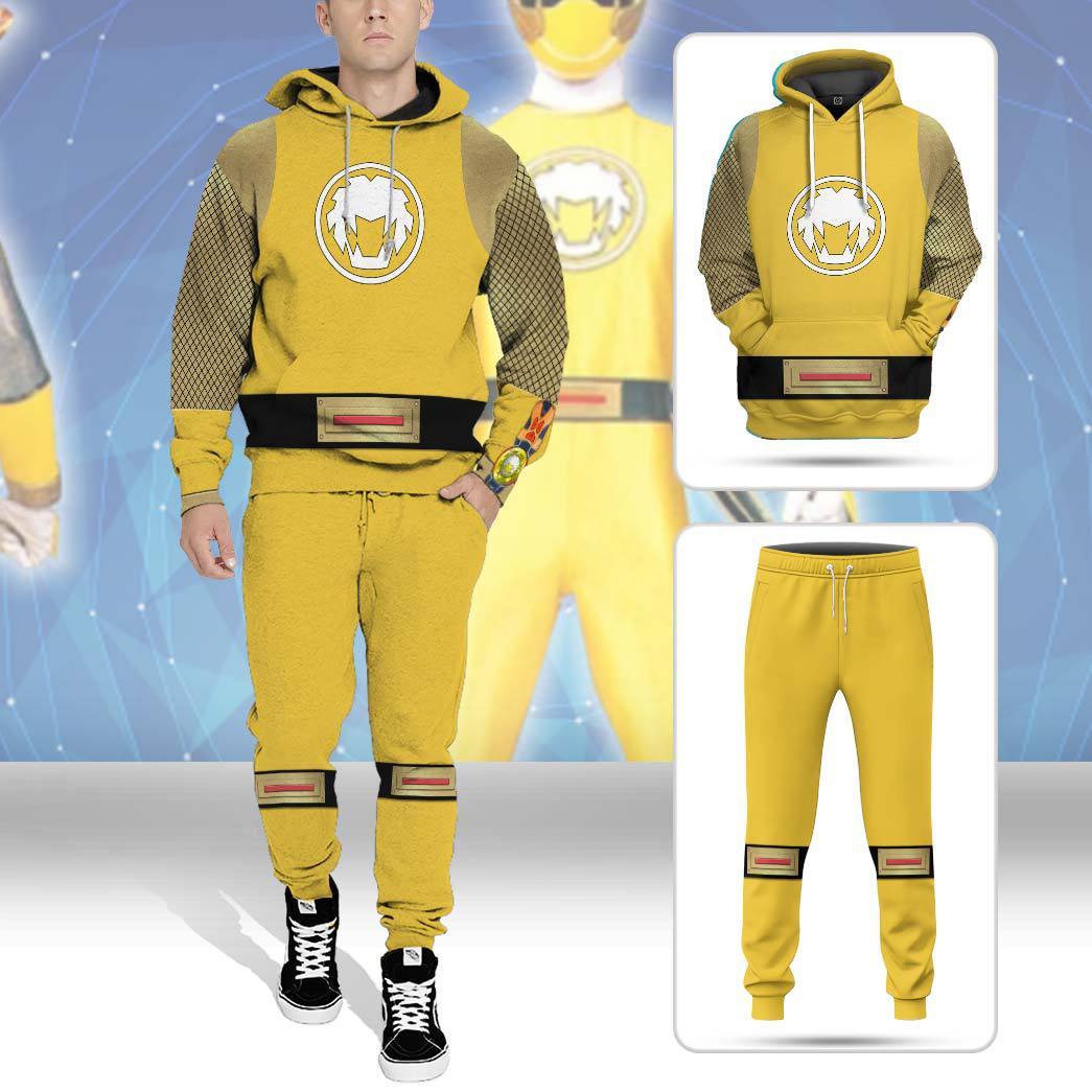 Klothek 3D The Yellow Wind Rangers Ninja Storm Custom Tshirt Hoodie | Price in USA, Best Quality