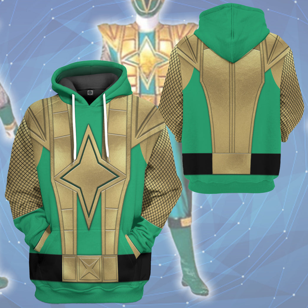 Klothek 3D Green Samurai Rangers Ninja Storm Custom Tshirt Hoodie A | Price in USA, Best Quality