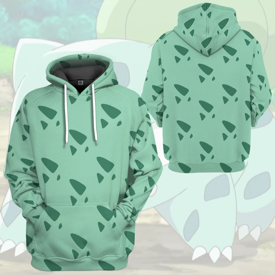 Klothek 3D Bulbasaur Custom Tshirt Hoodie Apparel | Price in USA, Best Quality