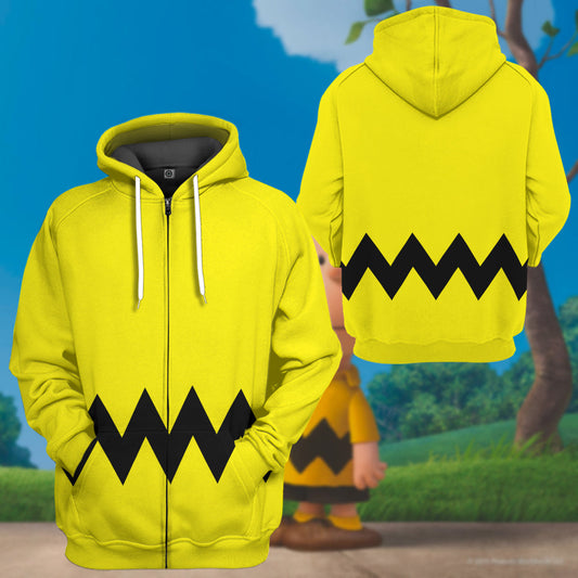 Klothek 3D PEANUTS Charlie Brown Custom Hoodie Tshirt Apparel | Price in USA, Best Quality