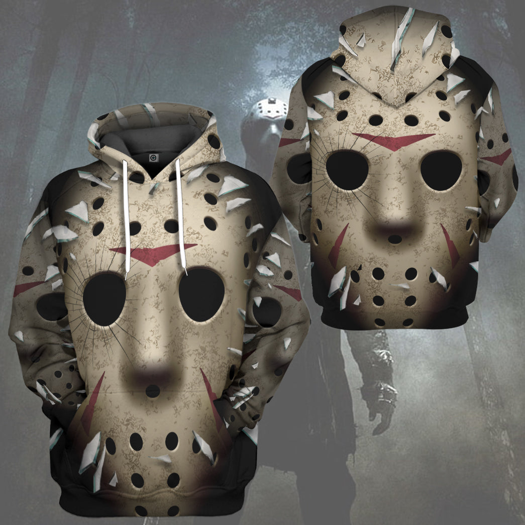 Klothek 3D Friday The 13th Jason Voorhees Custom Tshirt Hoodie Appa | Price in USA, Best Quality