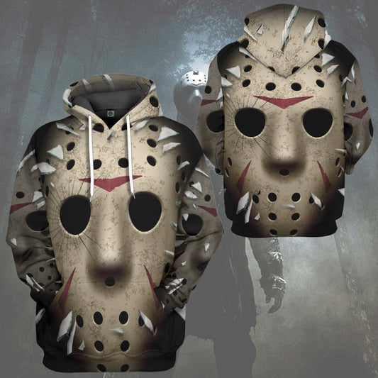 Klothek 3D Friday The 13th Jason Voorhees Custom Tshirt Hoodie Appa | Price in USA, Best Quality