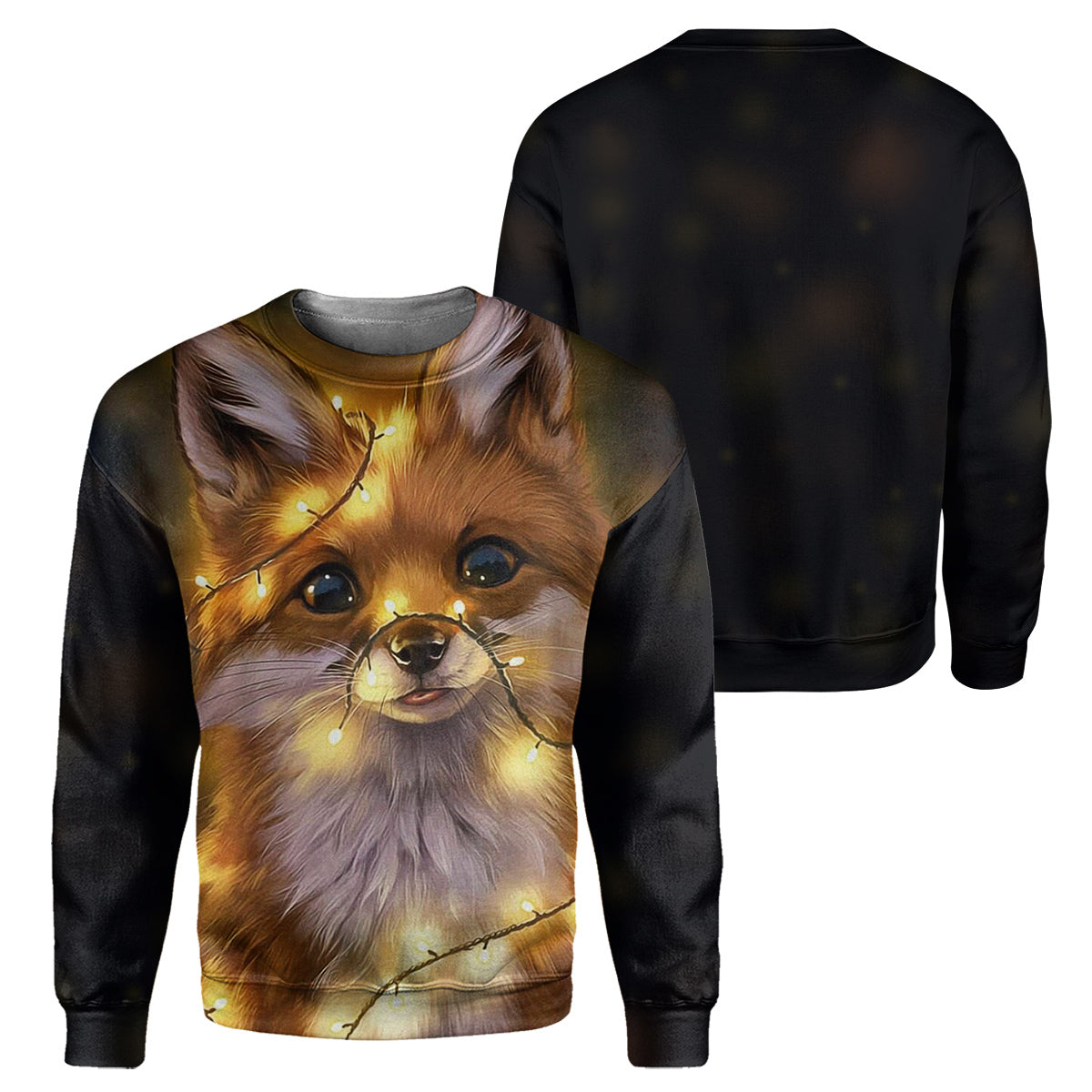 Klothek Cute Fox- 3D All Over Printed Shirt | Price in USA, Best Quality