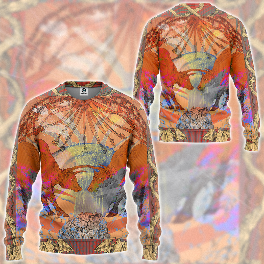 Klothek 3D The Bright Side Of Taurus Custom Tshirt Hoodie Apparel | Price in USA, Best Quality