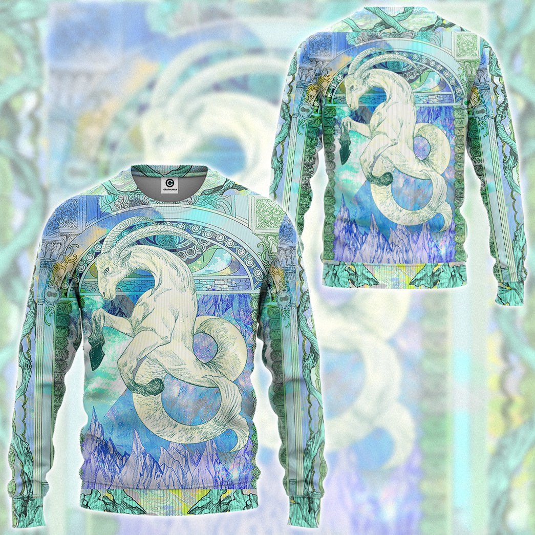 Klothek 3D The Bright Side Of Capricorn Custom Tshirt Hoodie Appare | Price in USA, Best Quality