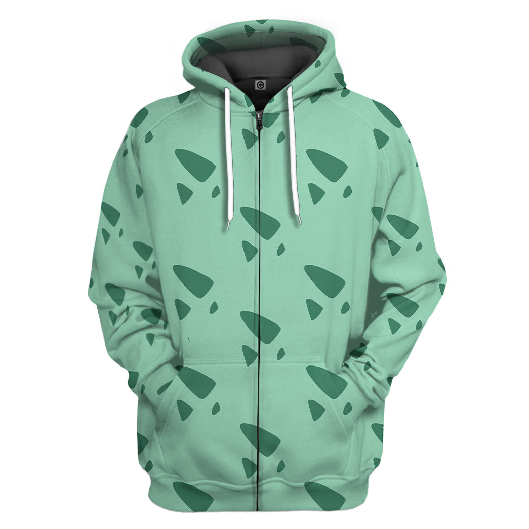 Klothek 3D Bulbasaur Custom Tshirt Hoodie Apparel | Price in USA, Best Quality