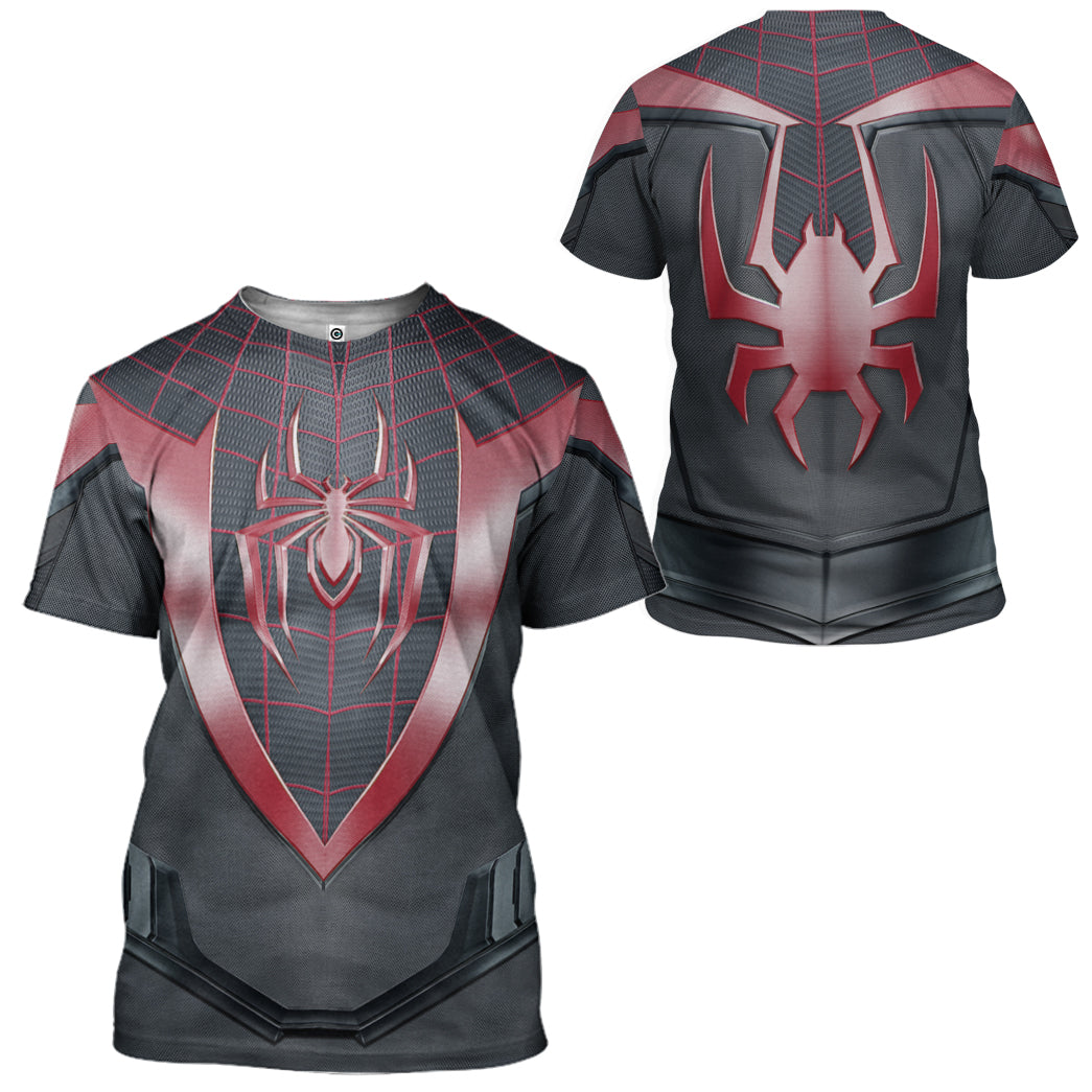 Klothek 3D Spiderman Miles Morales Custom Tshirt Hoodie Apparel | Price in USA, Best Quality