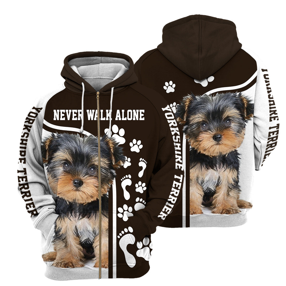 Klothek Yorkshire Terrier - 3D All Over Printed Shirt | Price in USA, Best Quality