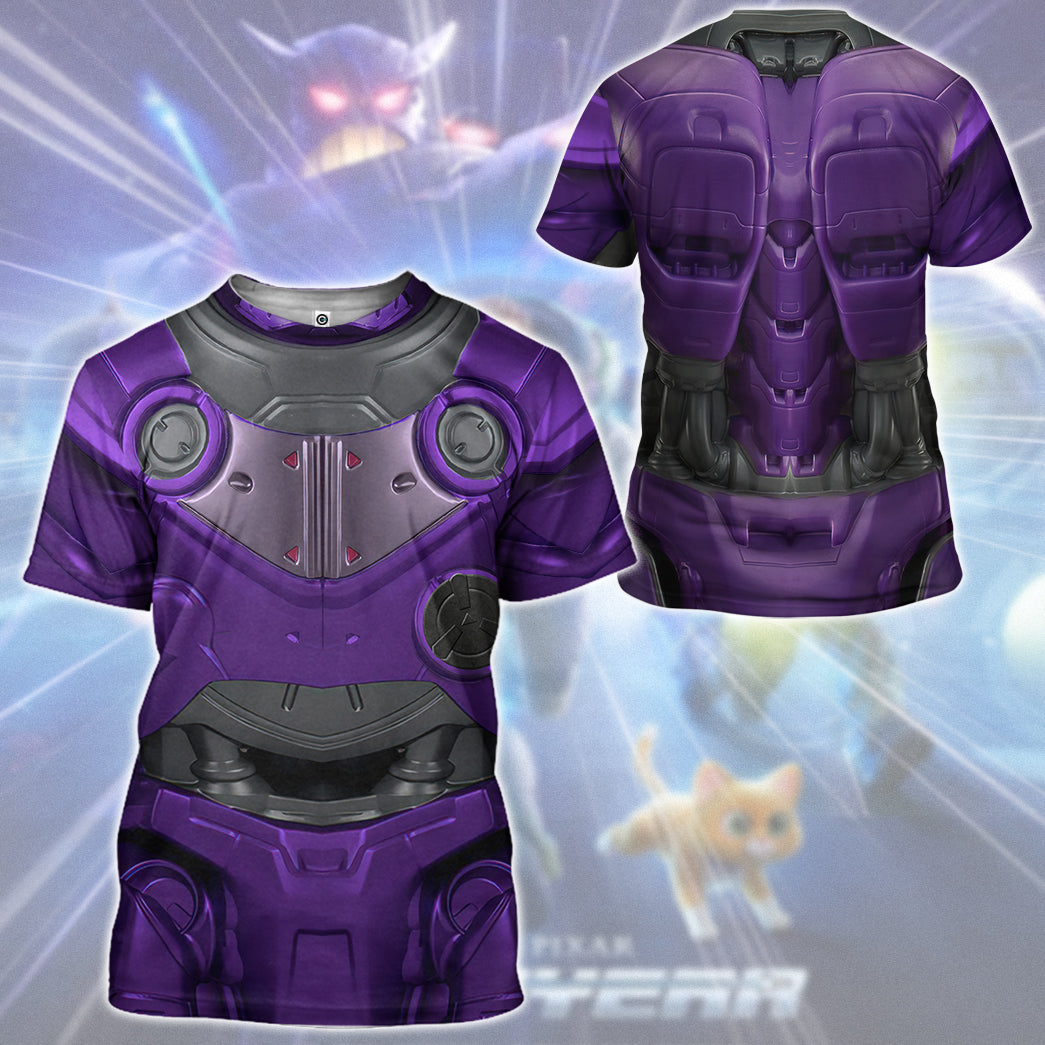 Klothek 3D Lightyear Zurg Custom Hoodie Tshirt Apparel | Price in USA, Best Quality