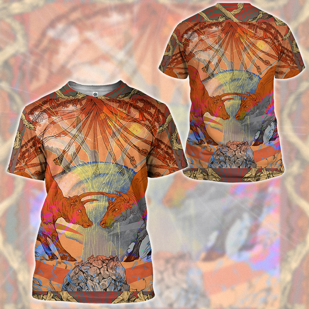 Klothek 3D The Bright Side Of Taurus Custom Tshirt Hoodie Apparel | Price in USA, Best Quality