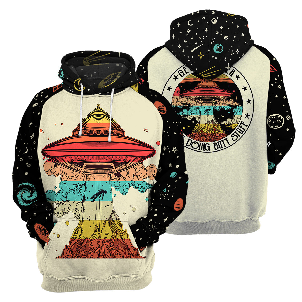 Klothek Ailen UFO Camping - 3D All Over Printed Shirt | Price in USA, Best Quality