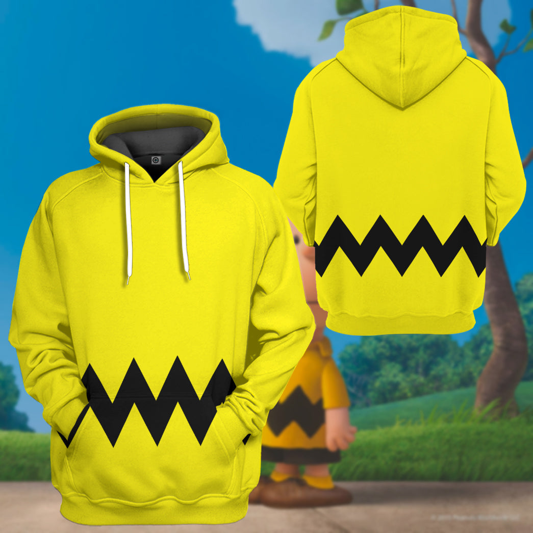 Klothek 3D PEANUTS Charlie Brown Custom Hoodie Tshirt Apparel | Price in USA, Best Quality