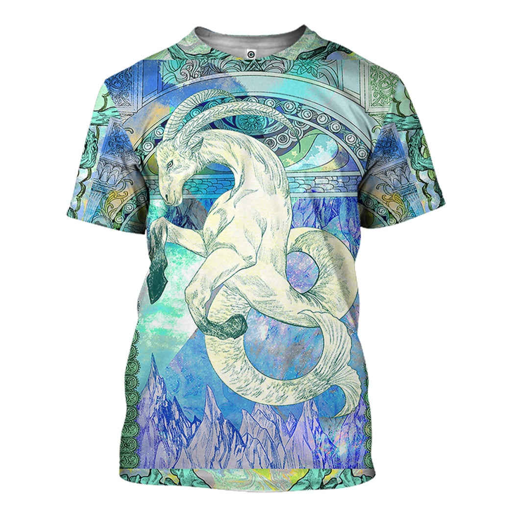 Klothek 3D The Bright Side Of Capricorn Custom Tshirt Hoodie Appare | Price in USA, Best Quality