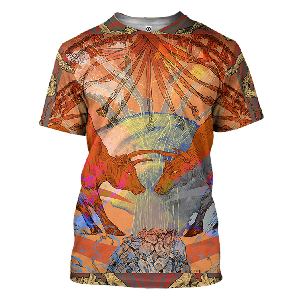 Klothek 3D The Bright Side Of Taurus Custom Tshirt Hoodie Apparel | Price in USA, Best Quality