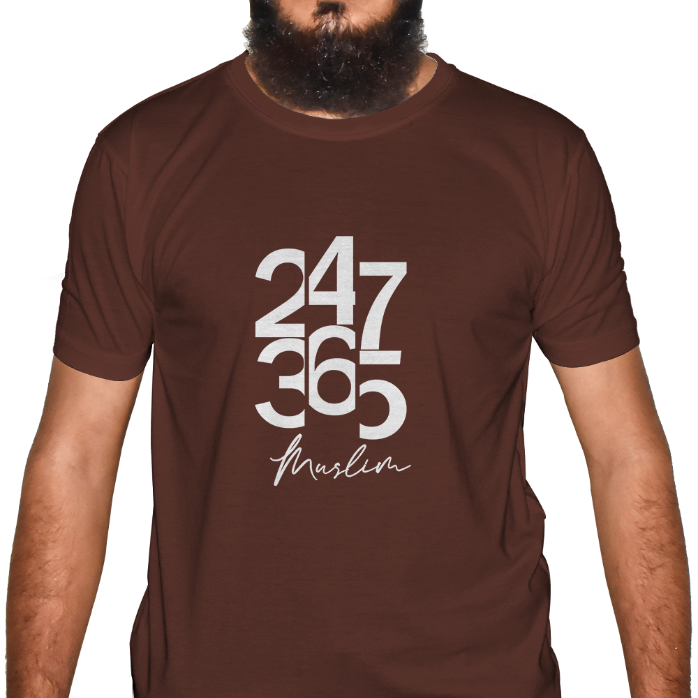 247 365 Muslim Half Sleeve Islamic T-Shirt Price in USA