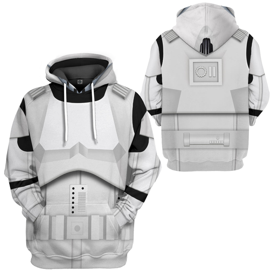 Klothek 3D Star Wars Stormtrooper Custom Tshirt Hoodie Apparel | Price in USA, Best Quality